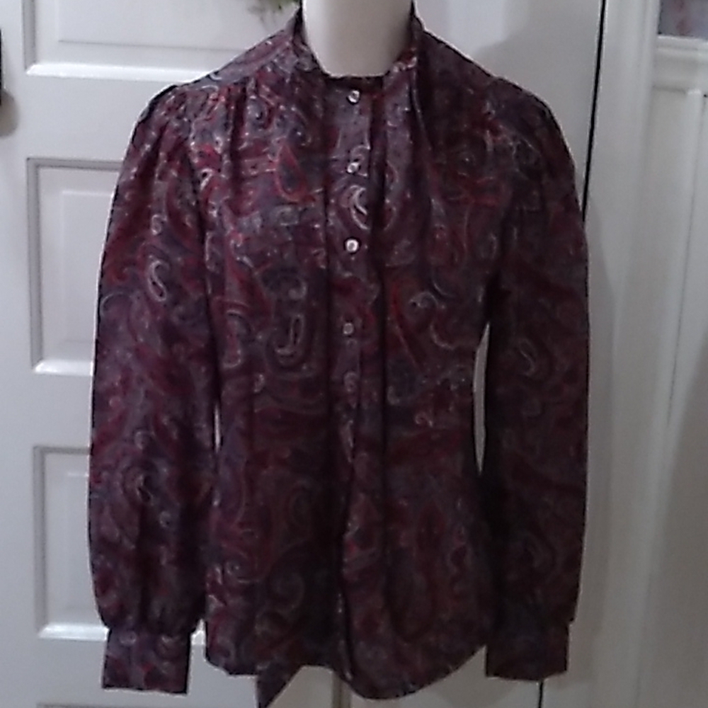 Vintage Judy Bond ladies blouse